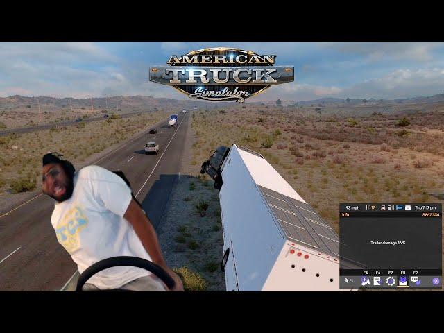 WHY ARE THESE TRUCKS SO FAST?! | American Truck Simulator