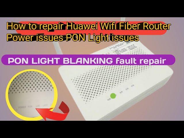 PON|GPON|ONU|FIBER NET DIVISE||How to Repair fiber echolink hg8145c epon onu||fiber repairing#los#dk