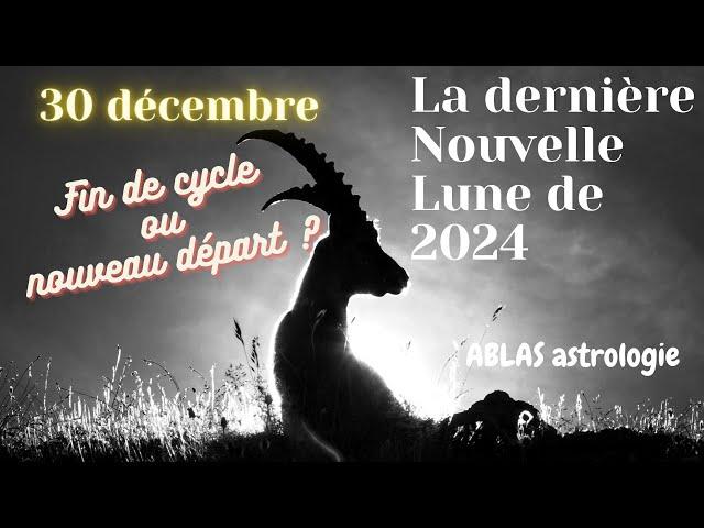 La dernière nouvelle lune de 2025. Une fin de cycle ou un nouveau départ ? Mystère...