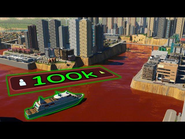 100.000 ЧЕЛОВЕК В САМОМ УЖАСНОМ ГОРОДЕ - Cities Skylines 2