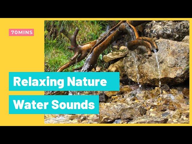 Relaxing NatureWater Sounds| Water Sounds for Sleep or Focus|    ||RelaxZoom||