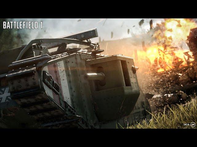 Battlefield 1 Full Tank Campaign Gameplay Walkthrough Part.2  No Commentary