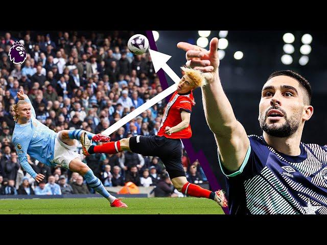 FUNNIEST 23/24 Premier League Moments ft. Haaland, Maupay and more!