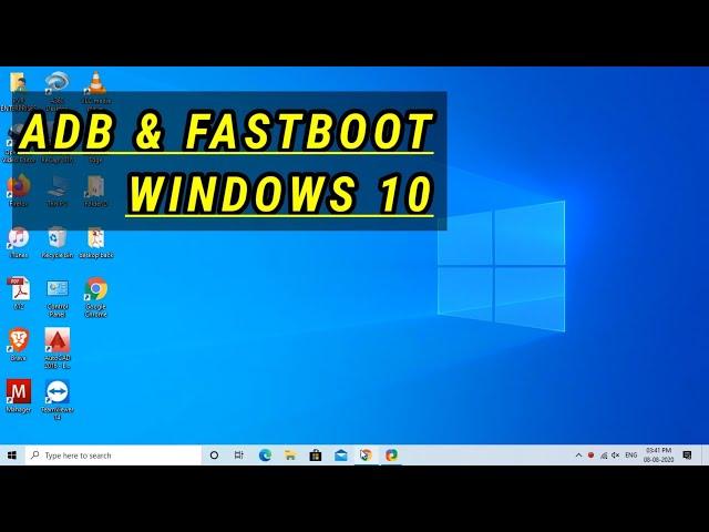 ADB Fastboot driver Download and Install On Windows 10 - Working Method 2020