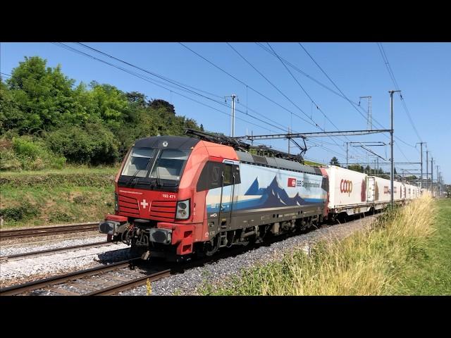 Trafic ferroviaire à Auvernier Partie 1 (et à Neuchâtel)