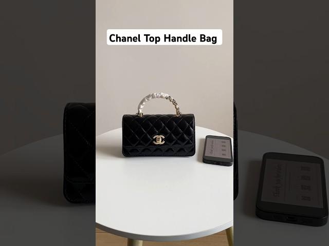 Chanel Top Handle Bag #chanel #chanelbag #bag #luxury #handbags #luxurybag