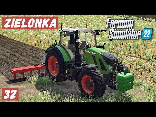 FS 22 - ZIELONKA.  Вспашка ЗЕМЛИ.  Новый ТРАКТОР  # 32