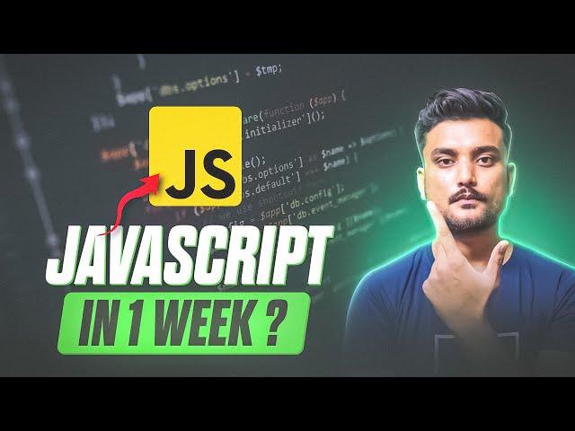 Can You Learn JavaScript In 1 Week? - Hindi