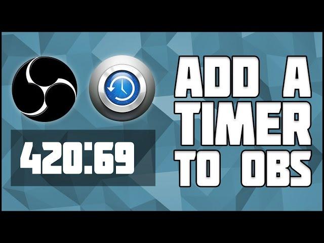 How to add a Countdown/Count-up Timer to OBS! Snaz Setup Tutorial! OBS Stream Timer! OBS Timer!