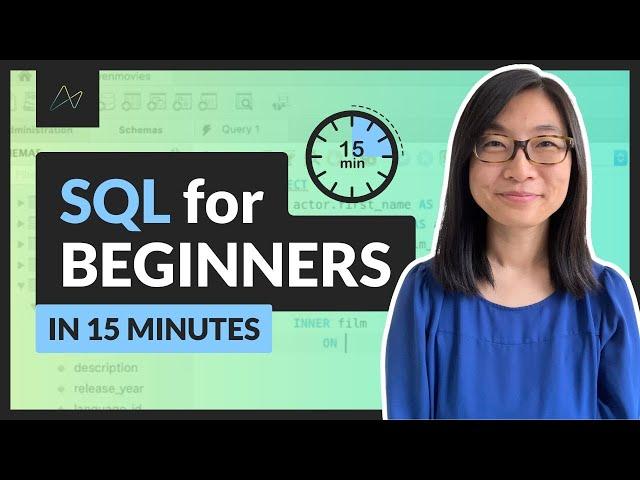 Learn 12 Basic SQL Concepts in 15 Minutes (project files included!)