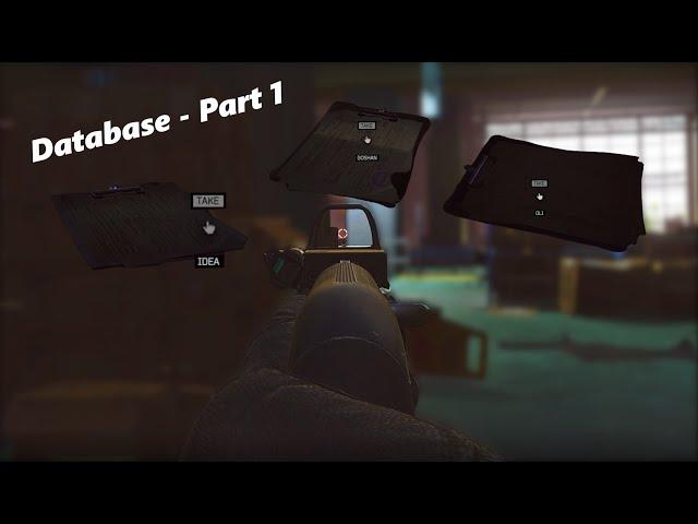 DATABASE PART 1 | Escape from Tarkov | #tutorial