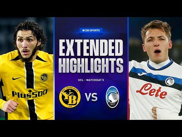 Young Boys vs. Atalanta: Extended Highlights | UCL League Phase MD 5 | CBS Sports Golazo