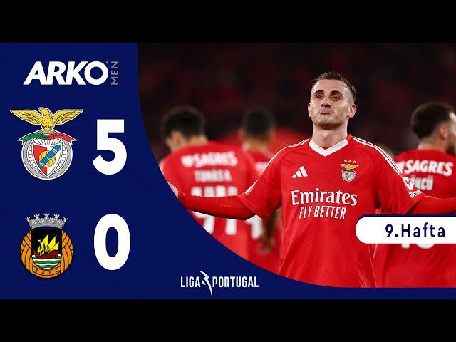 Benfica 5-0 Rio Ave | MAÇ ÖZETİ | 9. HAFTA