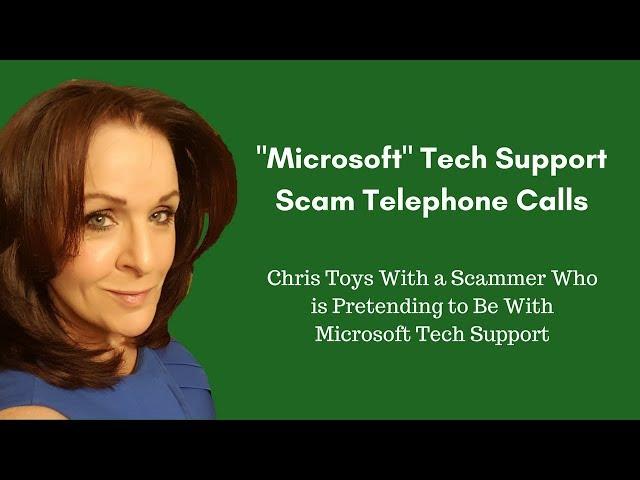 Microsoft Tech Support Scam - Beware!!