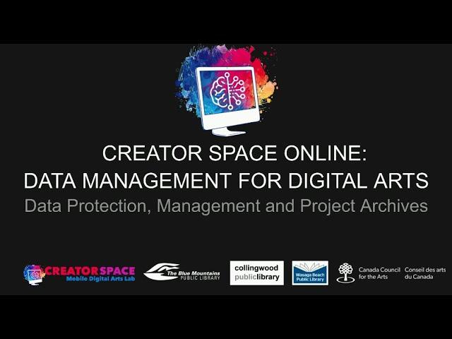 Creator Space Online: Data Management for Digital Arts