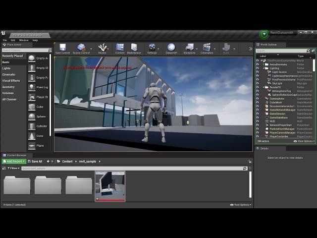 Video Guide - Import Revit Scene Into Unreal Easy and Fast With Datasmith Exporter Plugin, 3D View