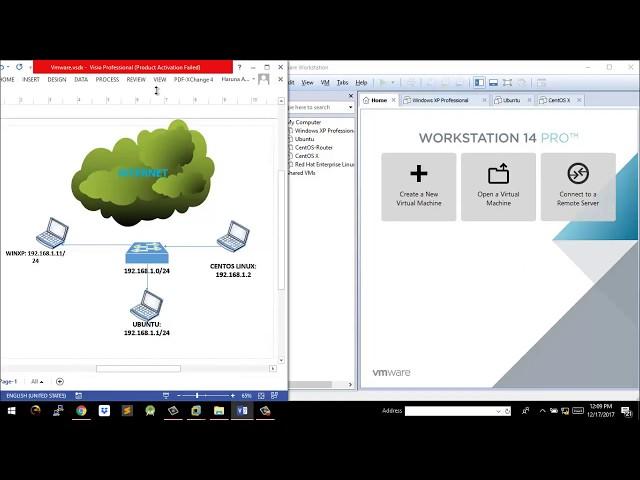 How to Create a Network on VMware Workstation 14 pro