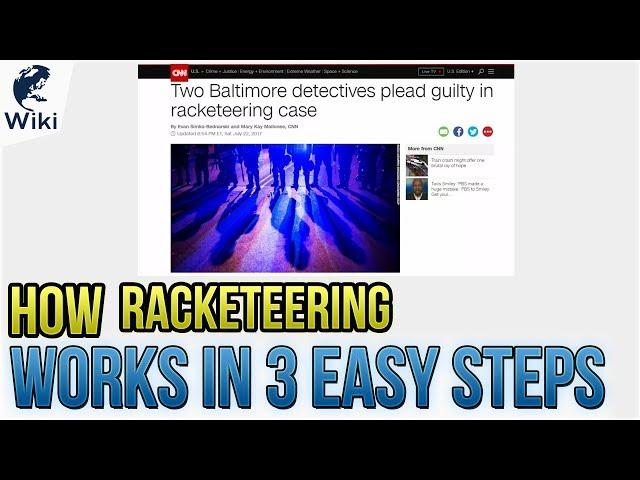 How Racketeering Works in 3 Easy Steps