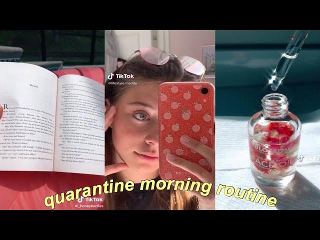  quarantine morning routine  AESTHETIC tiktok videos