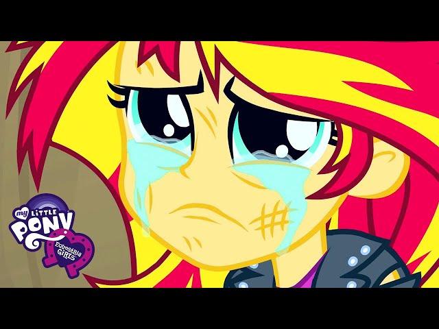 Equestria Girls | The Elements of Harmony Defeat Sunset Shimmer | MLP EG Movie