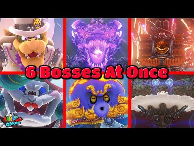 What If You Fight 6 Bosses At The Same Time?! - Super Mario Odyssey