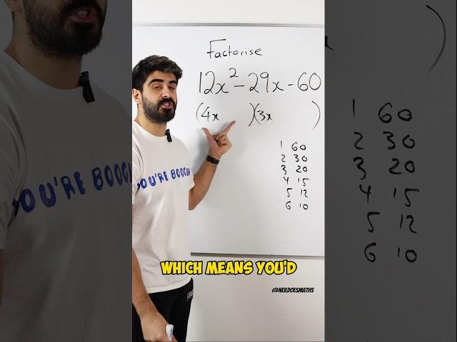 Struggling With Factorisation? This Hack Will Save You Time! ⏳