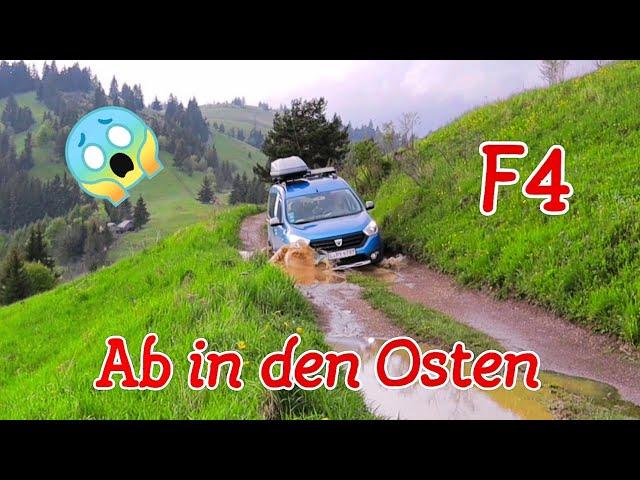 Unterwegs in den Karpaten in Rumänien mit dem Dacia Minicamper. Ab in den Osten F4