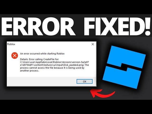 How To Fix An Error Occurred While Starting Roblox Studio