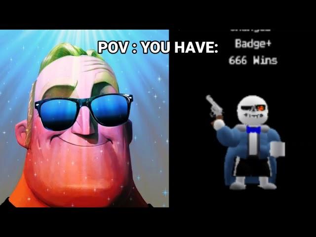 Pov : You Have: (Undertale judgement day badge)