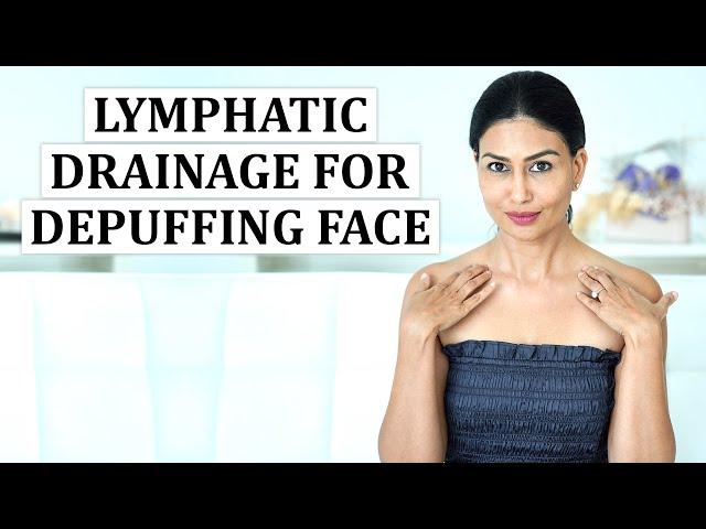 Lymphatic Drainage for Depuffing Your Face