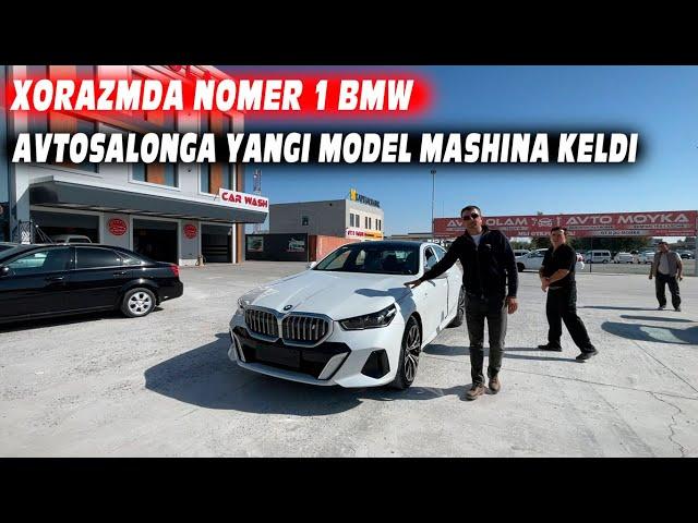 Avtosalonda yangilik Yangi model bmw i5 keldi Avto Olam Avtosalon narxi BMW I5 NARXI