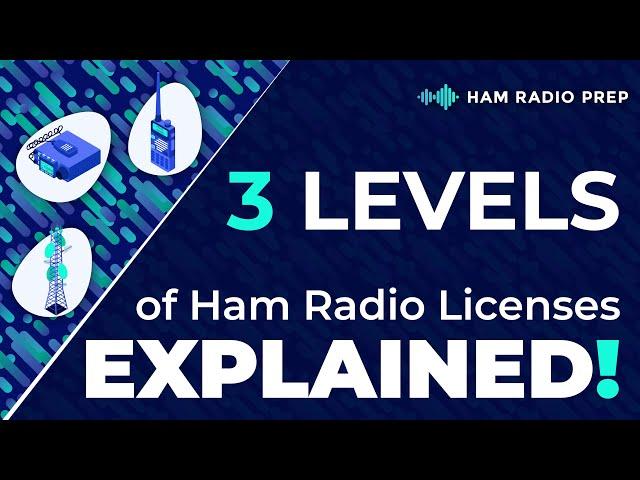 The 3 Levels of Ham Radio Licenses EXPLAINED