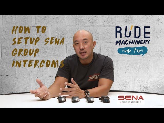 How to setup SENA Group Intercoms