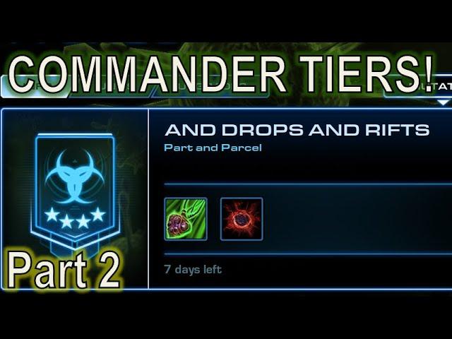 Commander Tier List (And Drops And Rifts) Part 2 | Starcraft II: Co-Op