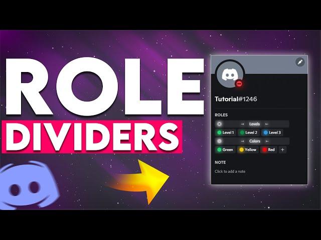 Create Role Dividers/Categories in your Discord Server 2022