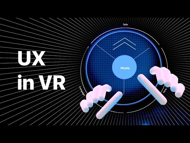 VR UX/UI experiment with hand interaction.