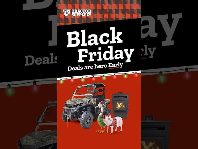 Black Friday Deals Are Here Early at Tractor Supply #blackfriday #blackfriday2024 #blackfridaydeals