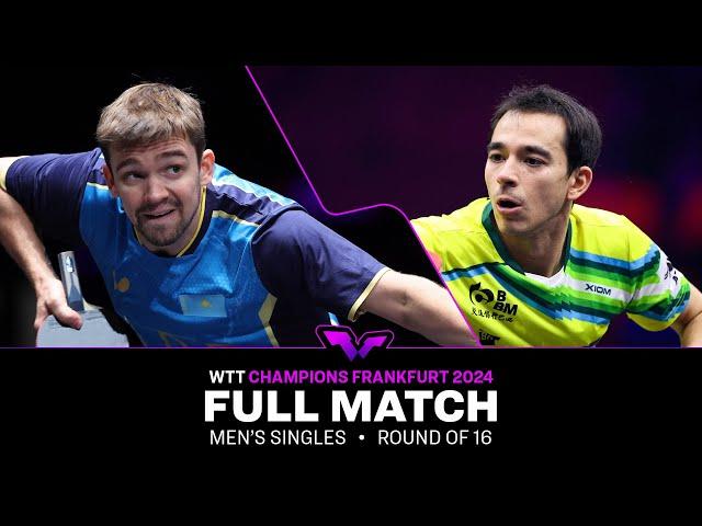 FULL MATCH | Kirill Gerassimenko vs Hugo Calderano | MS R16 | #WTTFrankfurt 2024