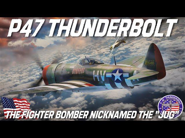 P-47 Thunderbolt Aircraft | Republic's Fighter Aircraft Nicknamed "The Jug" | Upscaled Documentary