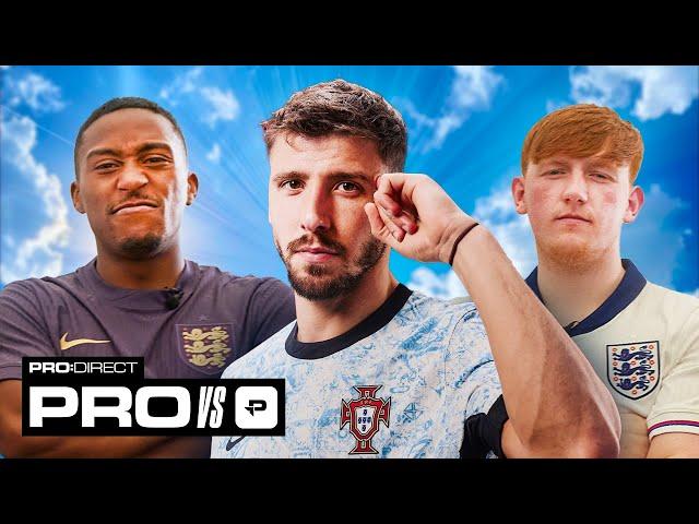 "WHAT IS HE DOING!?"  PRO vs PRO:DIRECT ft. MAN CITY'S RÚBEN DIAS, ANGRY GINGE & YUNG FILLY 