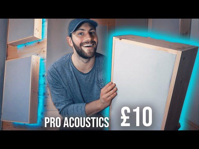 Pro Acoustic Panels DIY how to make Cheap! + Acoustic Treatment Basics for a Pro or Home Studio