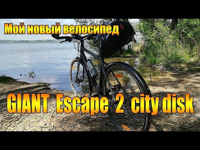 Мой новый велосипед. Giant Escape 2 city disk.