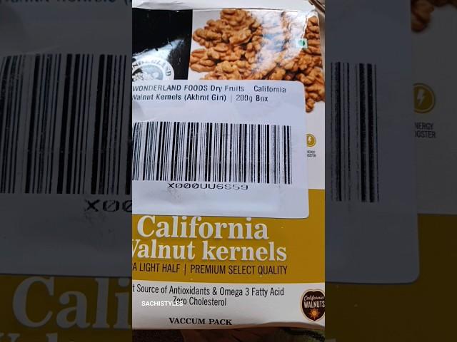 what i ordered v/s what i got from Amazon |california walnuts #viral #trending #walnut