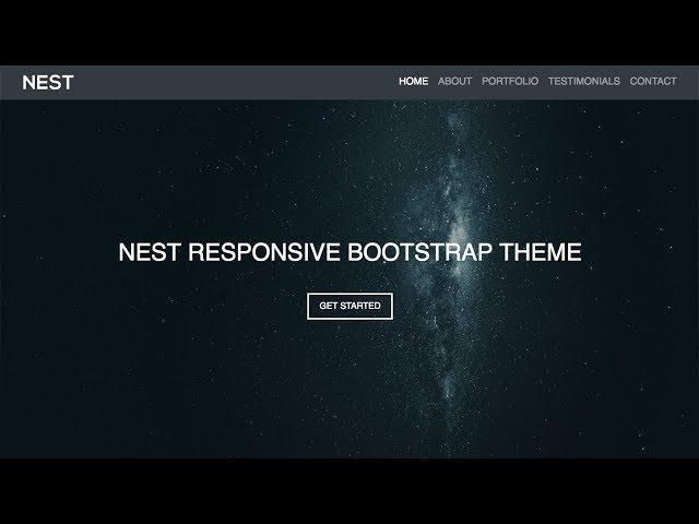 Bootstrap 4 Responsive Website Theme - Start To Finish - Bootstrap 4, HTML5, CSS3