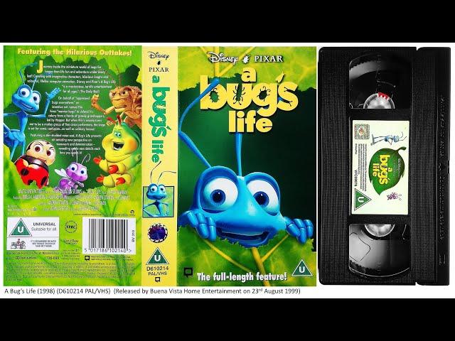 A Bug's Life (1998) . (23rd August 1999 - UK VHS)