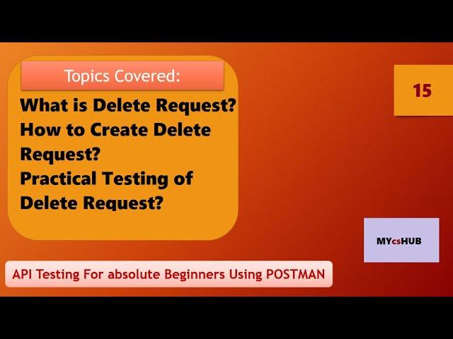 What is Delete Request? | How to Create Delete Request? | API Testing using Postman