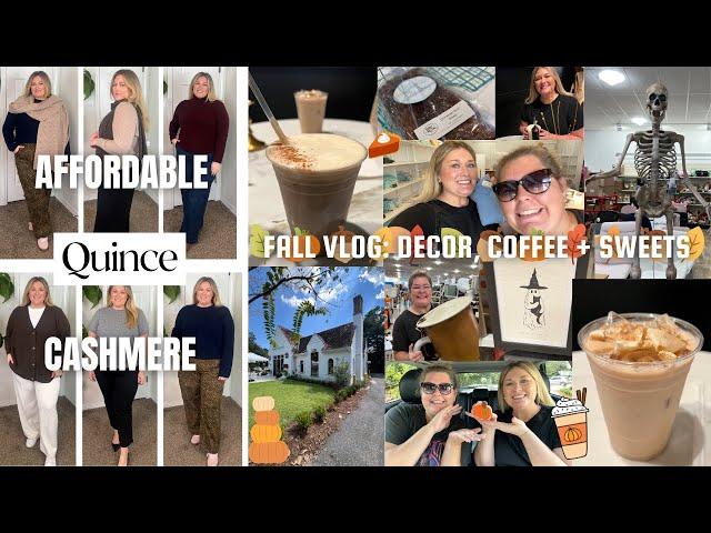 FALL DRINKS + SWEETS, DECOR SHOPPING | QUINCE LUXURY QUALITY CASHMERE HAUL 