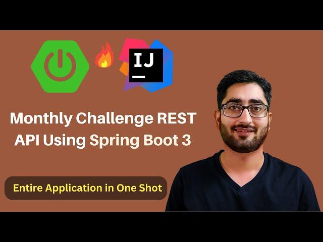 Complete Spring Boot REST API Project | Spring Boot Tutorial with Intellij in 1 Video