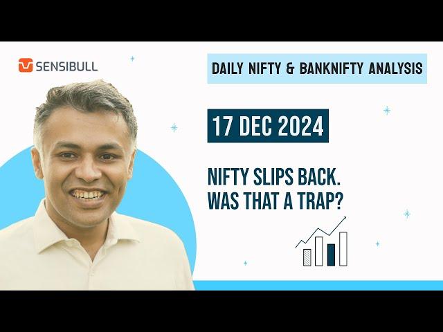 NIFTY & BANK NIFTY Analysis for Tomorrow | Stock Market Outlook | 17 December 2024, Tuesday