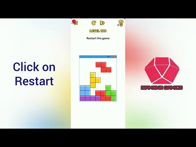 Brain Blow Level 188 restart the game